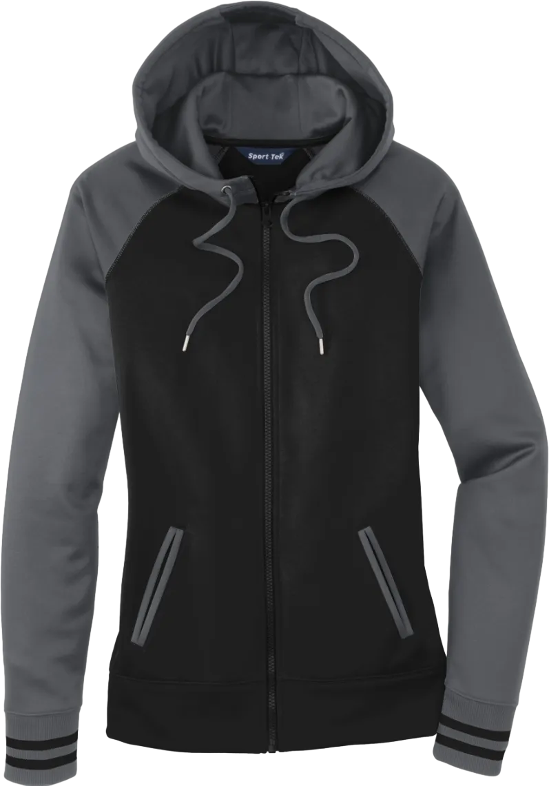 Ladies Sport-Wick Varsity Fleece Full-Zip Hooded Jacket