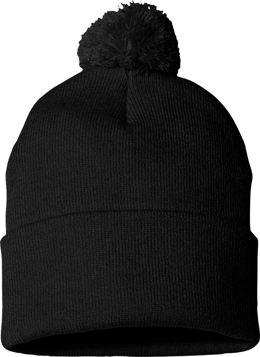 Pom-Pom 12" Knit Beanie