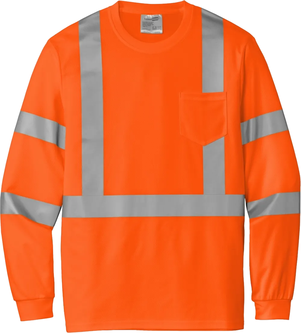 ANSI 107 Class 3 Mesh Long Sleeve Tee