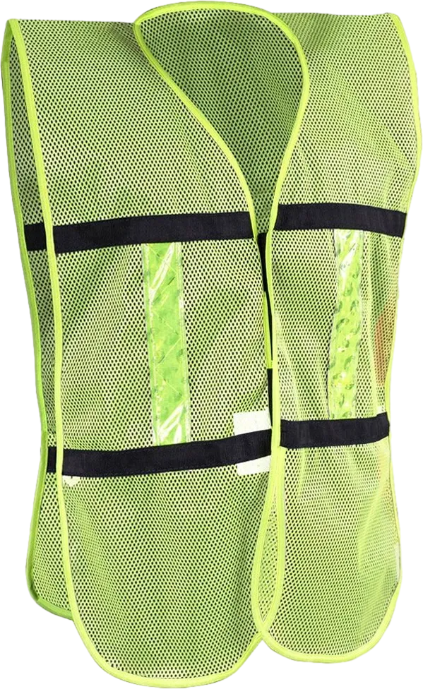 SR-1011 High Visibility Bias Mesh Vest with Reflective Tape