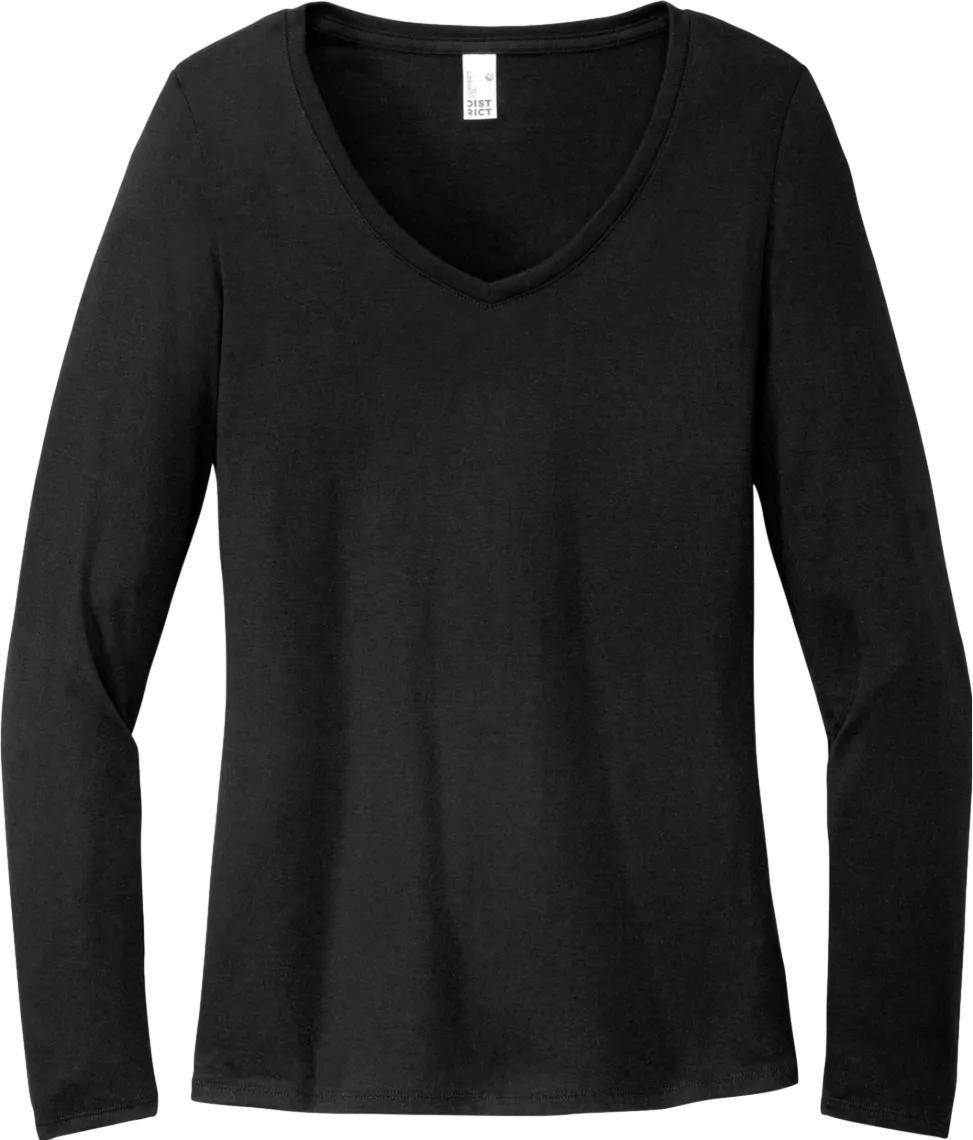 Women's Perfect Tri Long Sleeve V-Neck Tee
