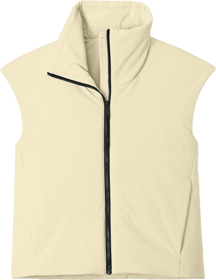 Women's Sashiko Stretch Puffy Vest