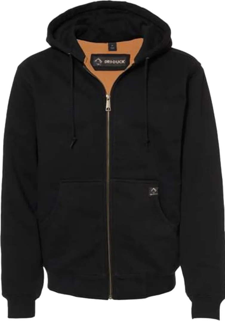 Crossfire Heavyweight Power Fleece Hooded Jacket with Thermal Lining