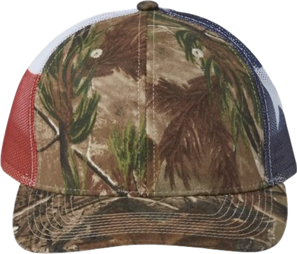 Headwear Printed Mesh Trucker Cap