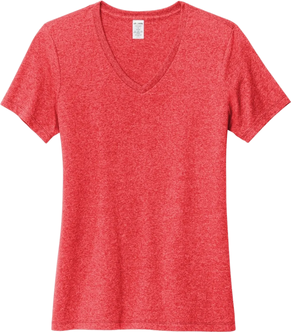 Allmade Women's Recycled Blend V-Neck Tee