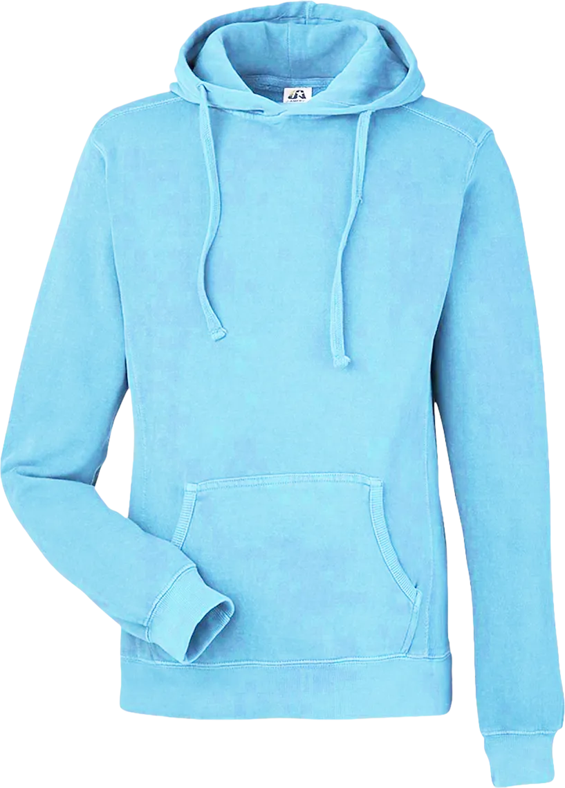 Unisex Pigment-Dyed Fleece Hooded Sweatshirt