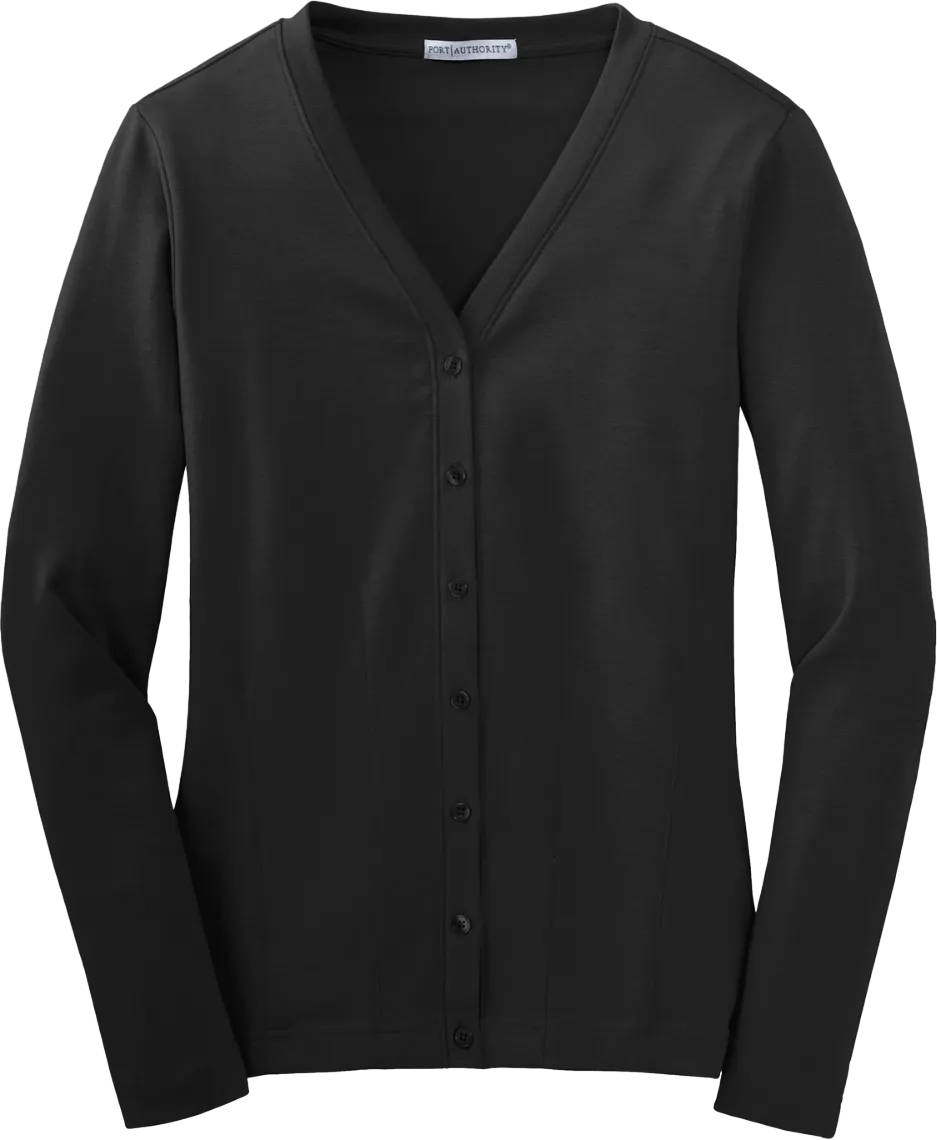 Ladies Modern Stretch Cotton Cardigan
