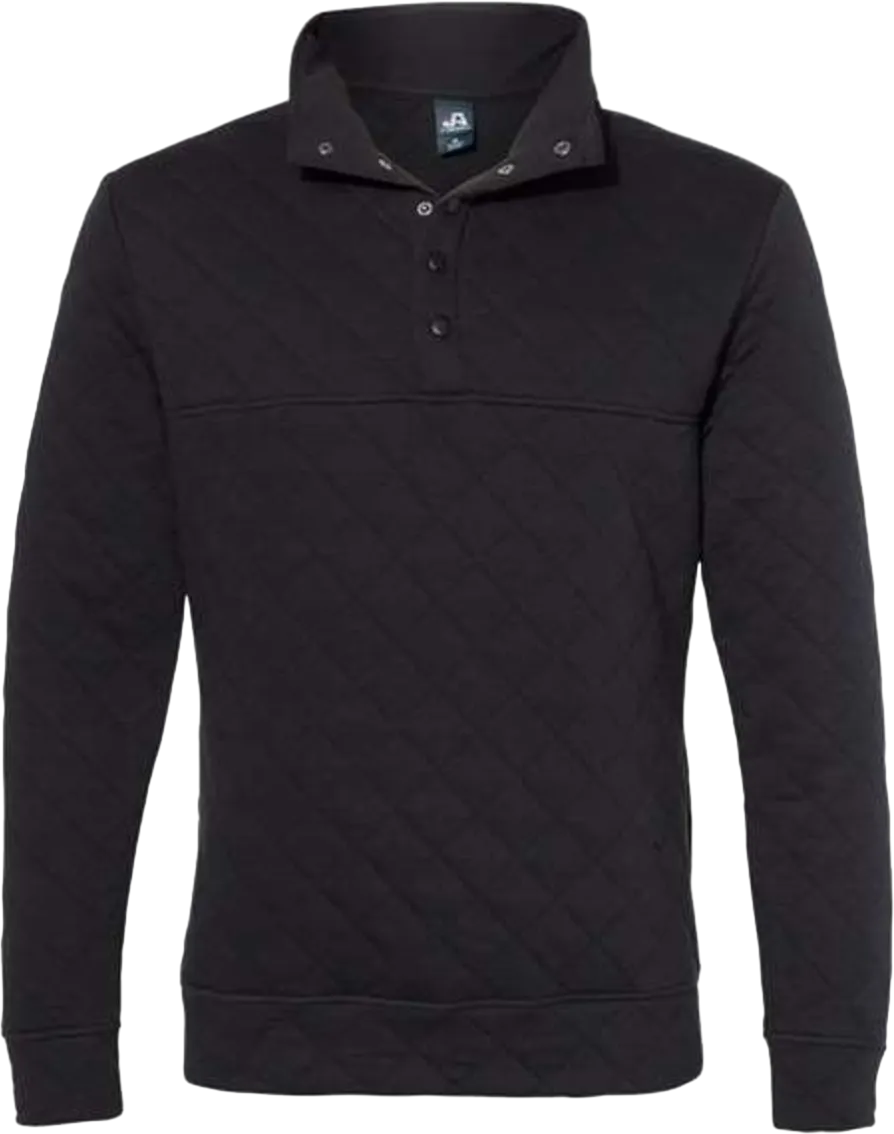 Quilted Snap Pullover
