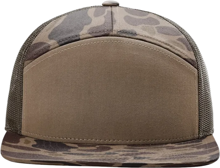 Printed 7-Panel Trucker
