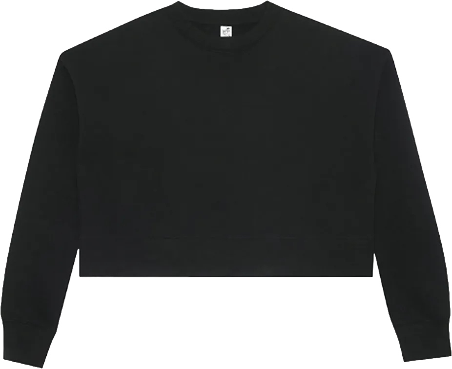 Lane Seven Womens Relaxed Crop Crewneck