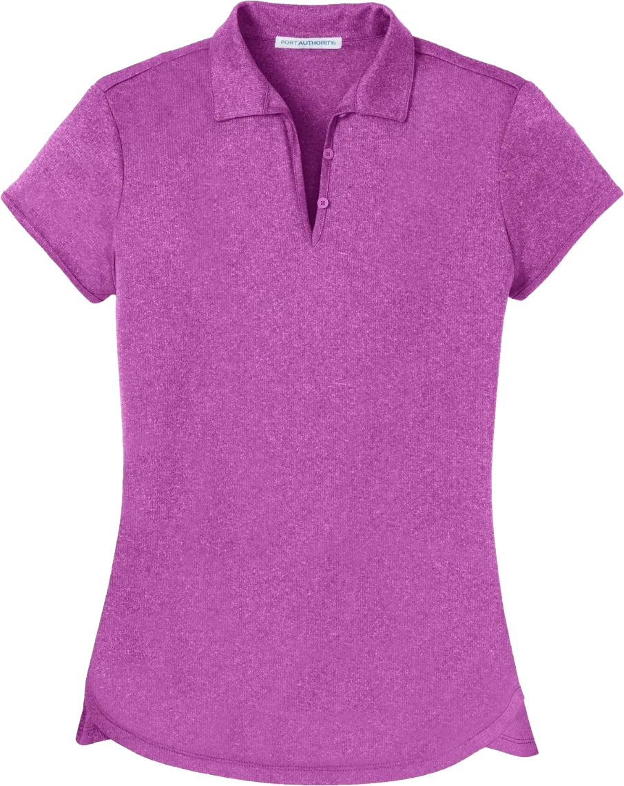 Ladies Trace Heather Polo