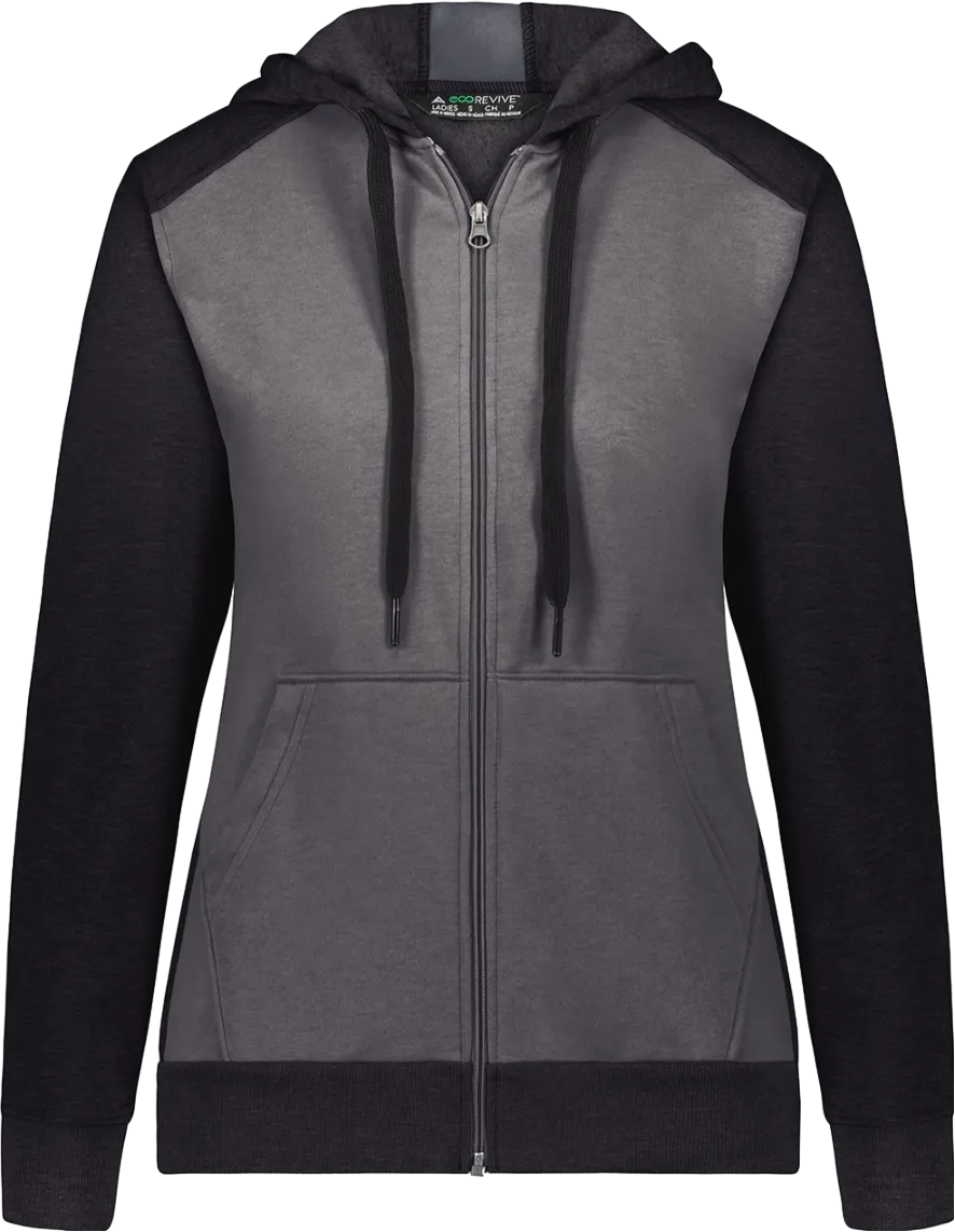 Women's Eco Revive Three-Season Triblend Fleece Full-Zip Hooded Sweatshirt