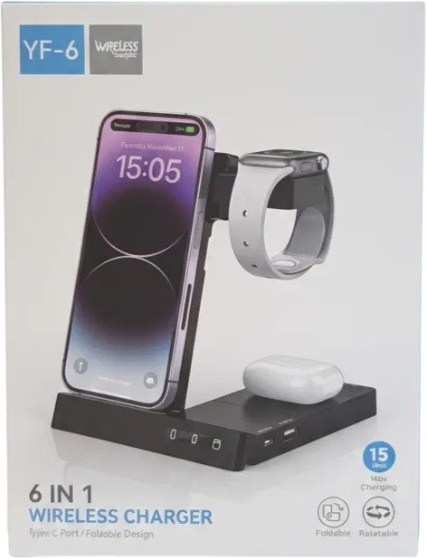 6-in-1 Wireless Charging Station