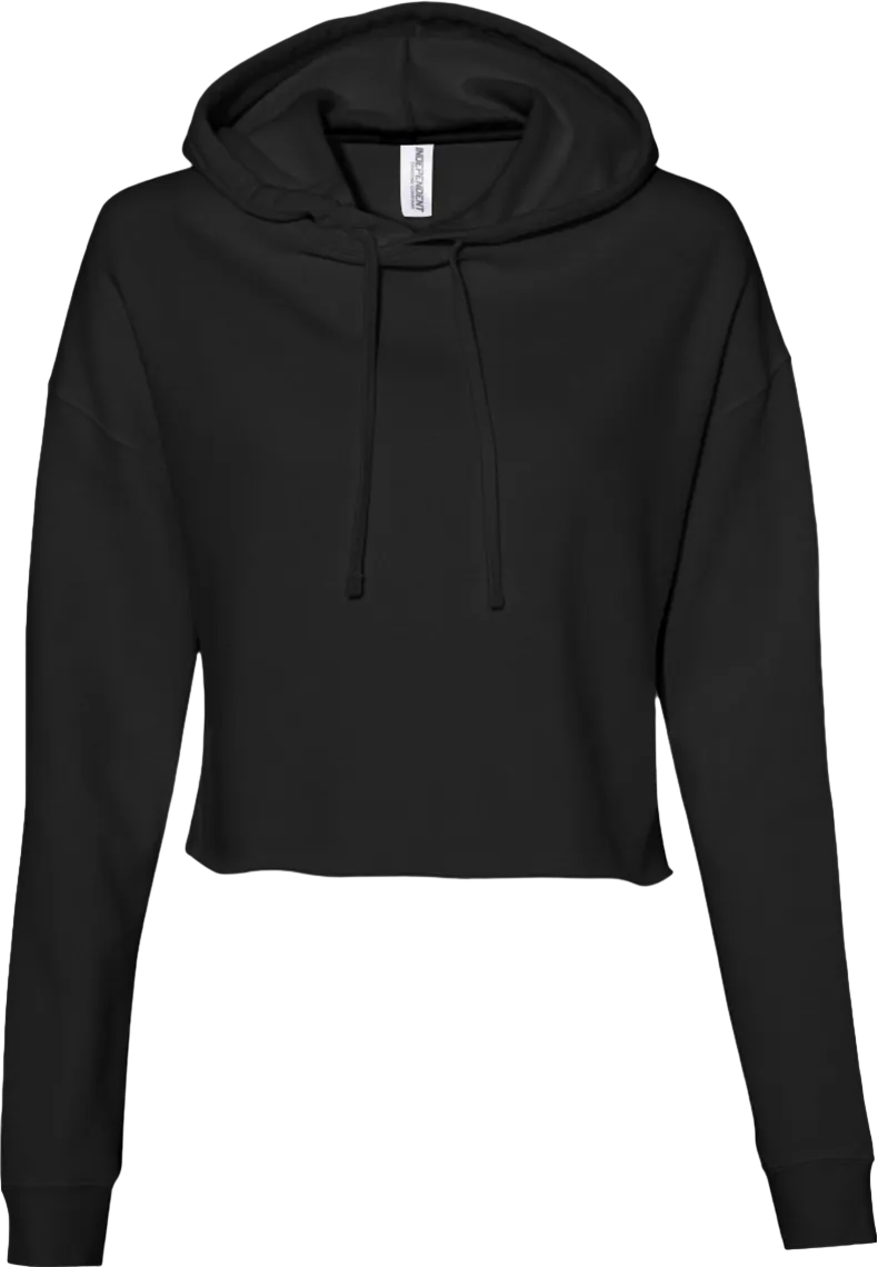 Women's Lightweight Cropped Hooded Sweatshirt