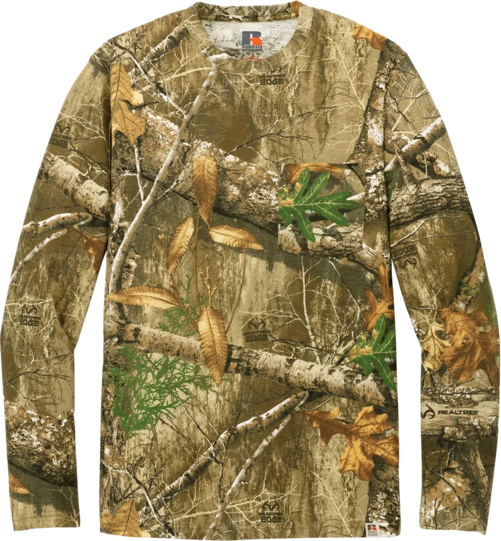 Outdoors Realtree Long Sleeve Pocket Tee