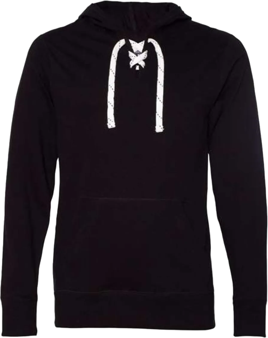 Jersey Sport Lace Hooded Pullover