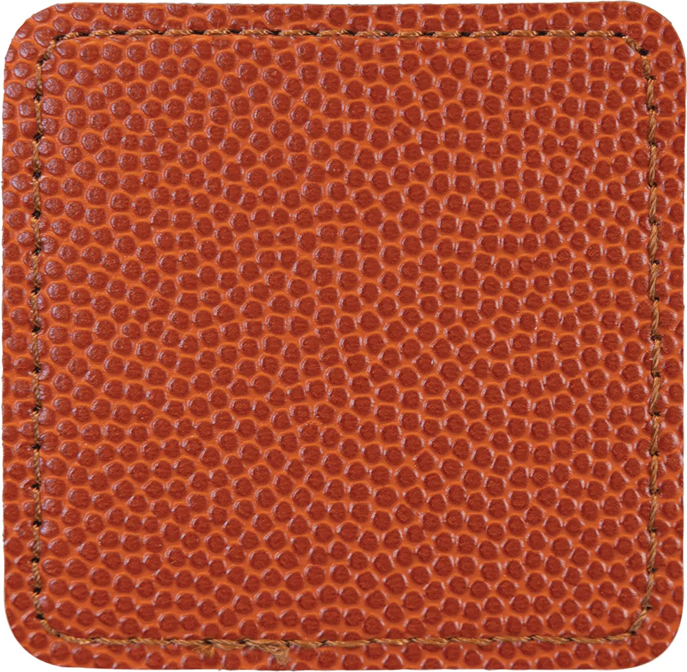 2.5" x 2.5" Square Leatherette Patch with Heat Seal Backing