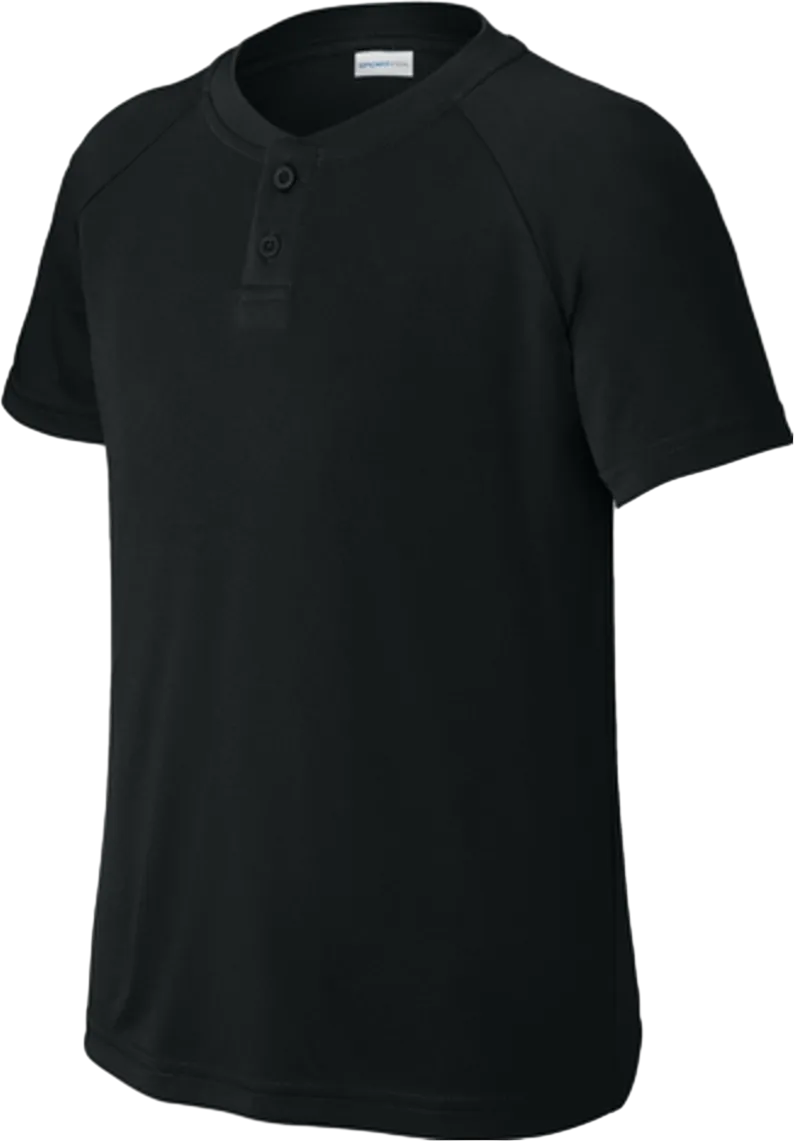Youth PosiCharge Competitor 2-Button Henley