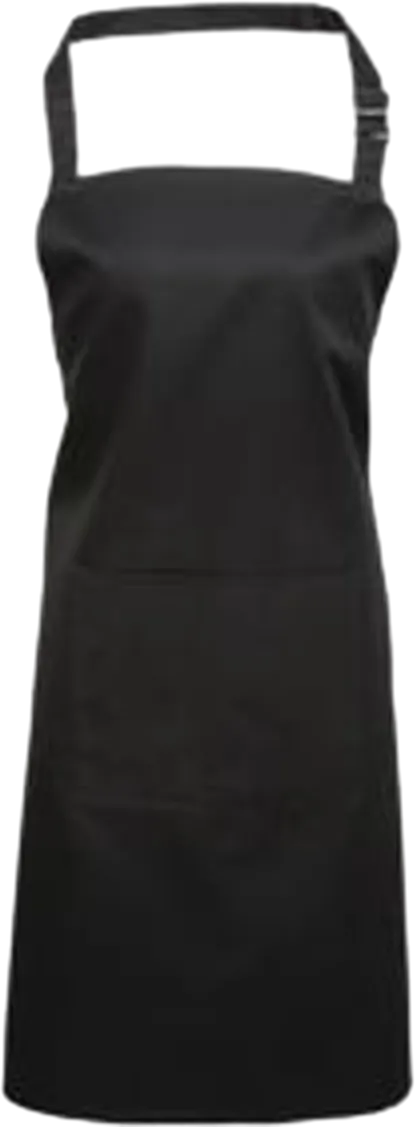 Recycled Bib Apron with Pocket