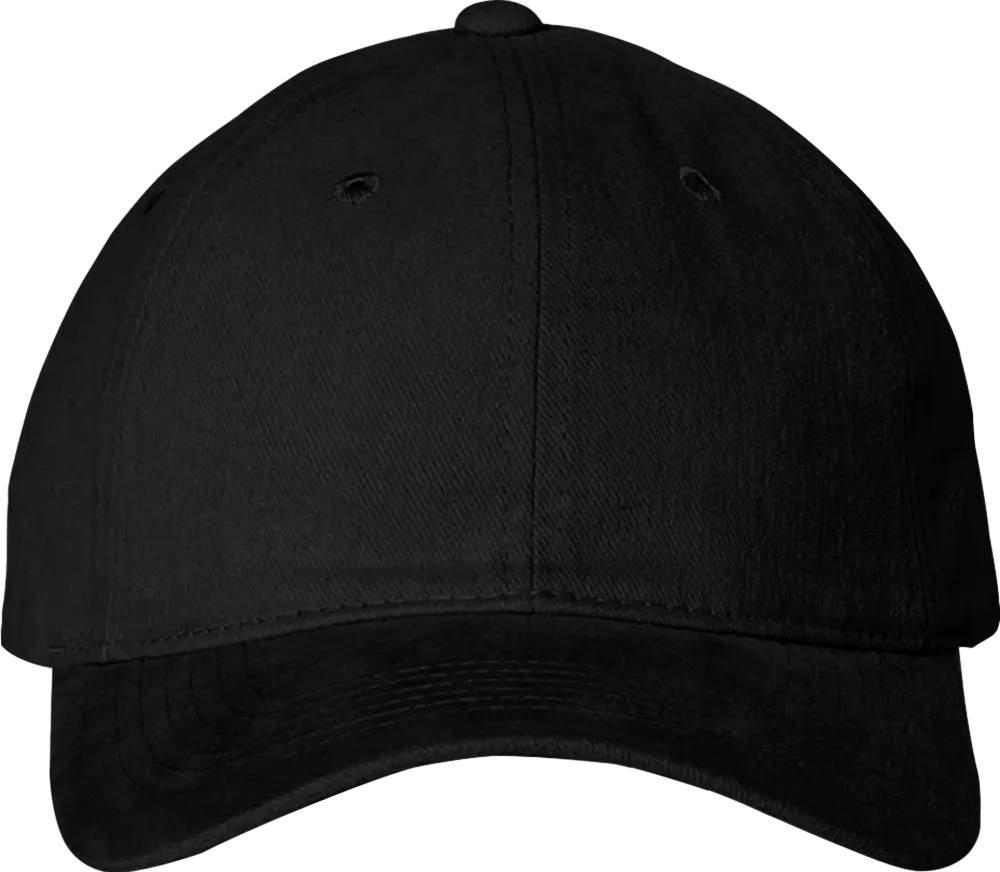 Heavy Brushed Twill Unstructured Cap