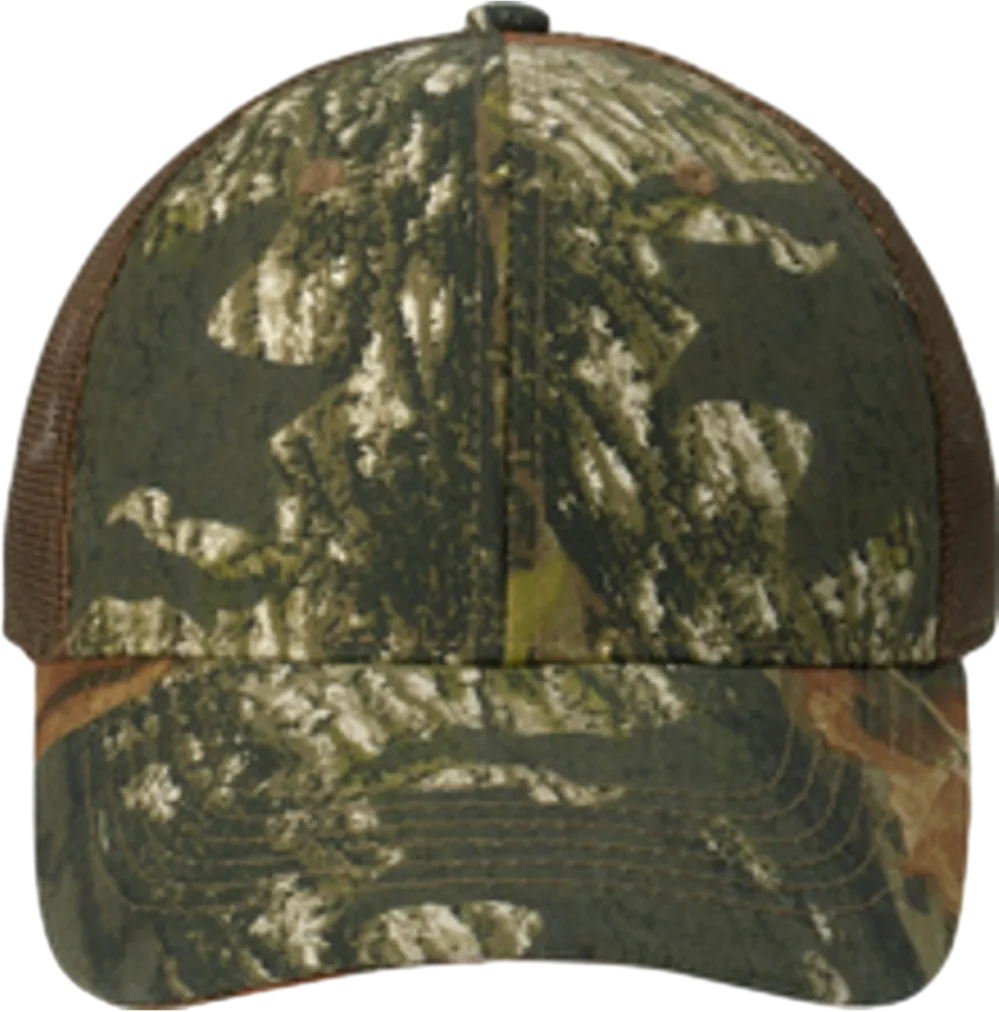 Structured Camouflage Mesh Back Cap