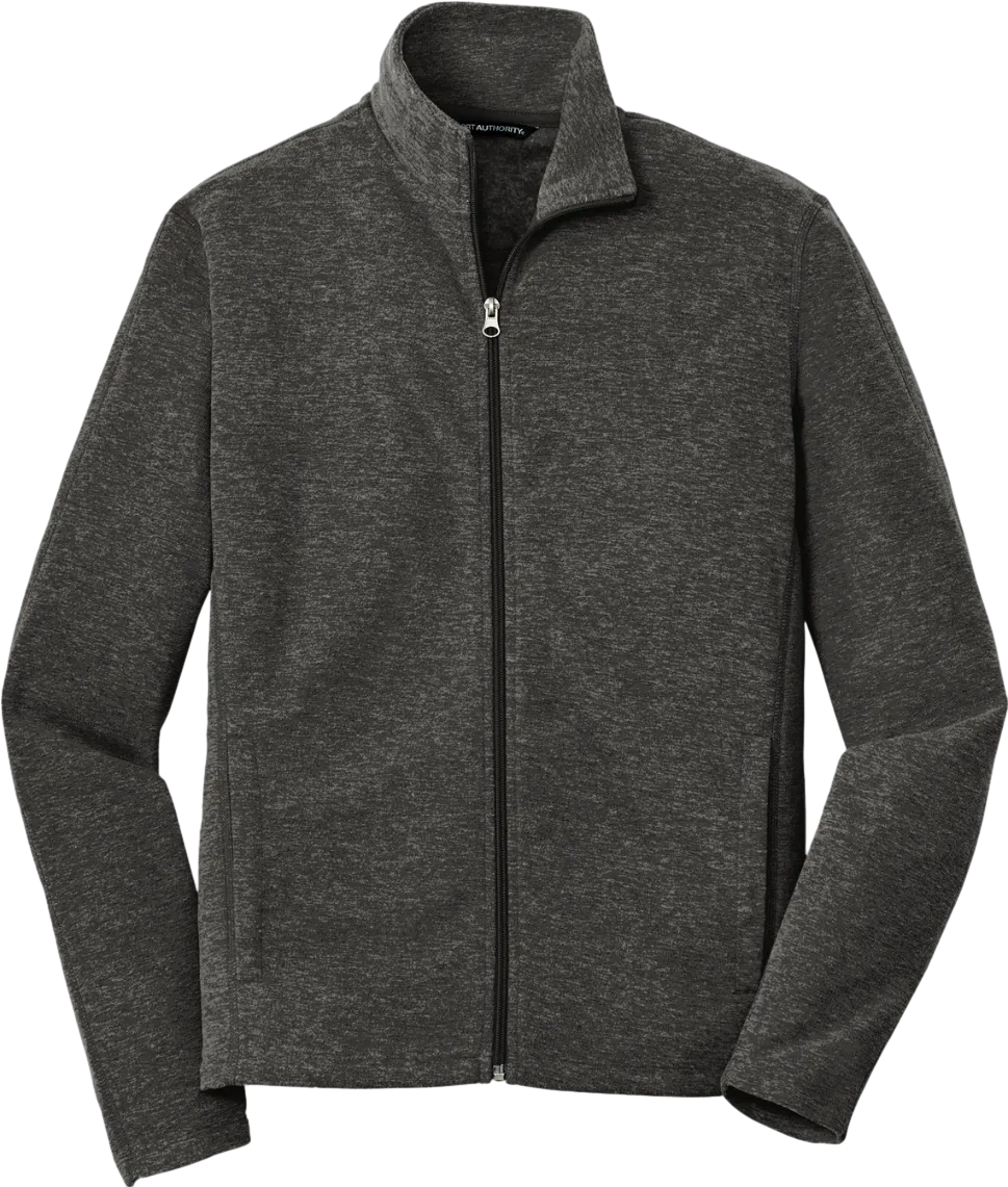 Heather Microfleece Full-Zip Jacket