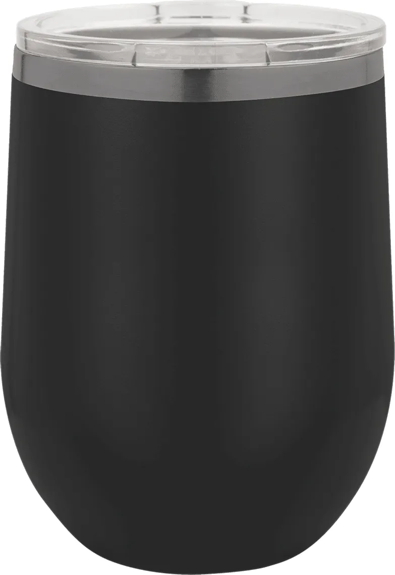 12 oz. ION-Plated Stemless Wine Tumbler with Lid