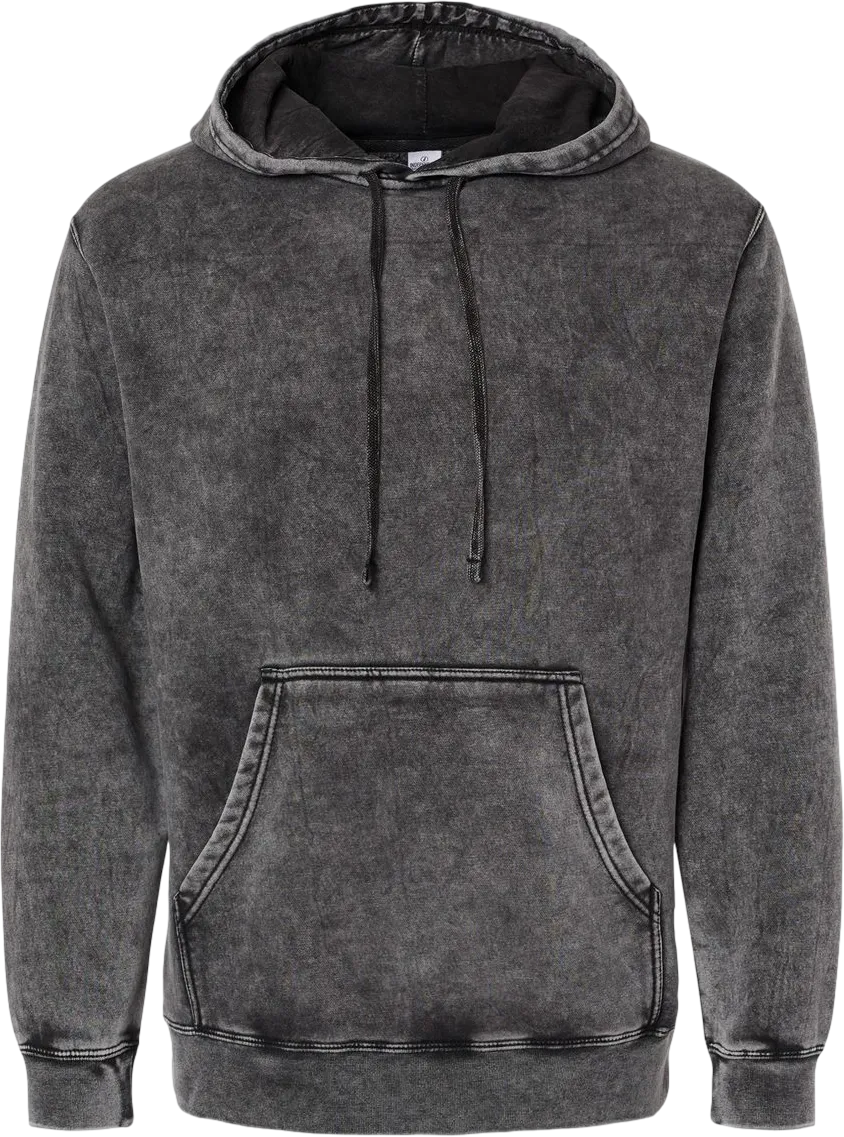 Unisex Midweight Mineral Wash Hooded Sweatshirt