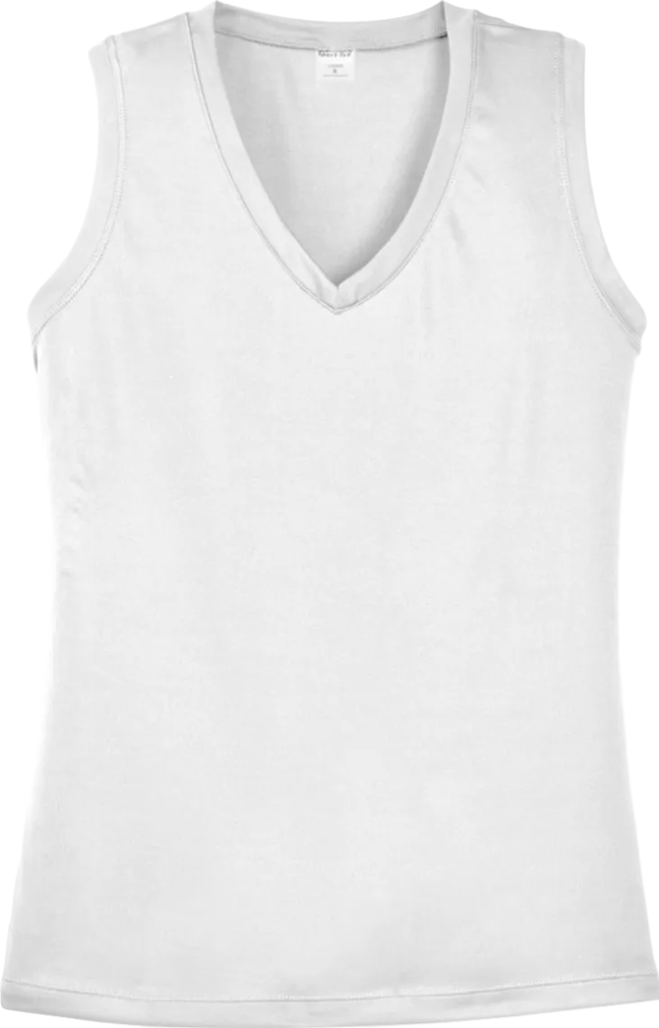 Ladies Sleeveless PosiCharge Competitor V-Neck Tee