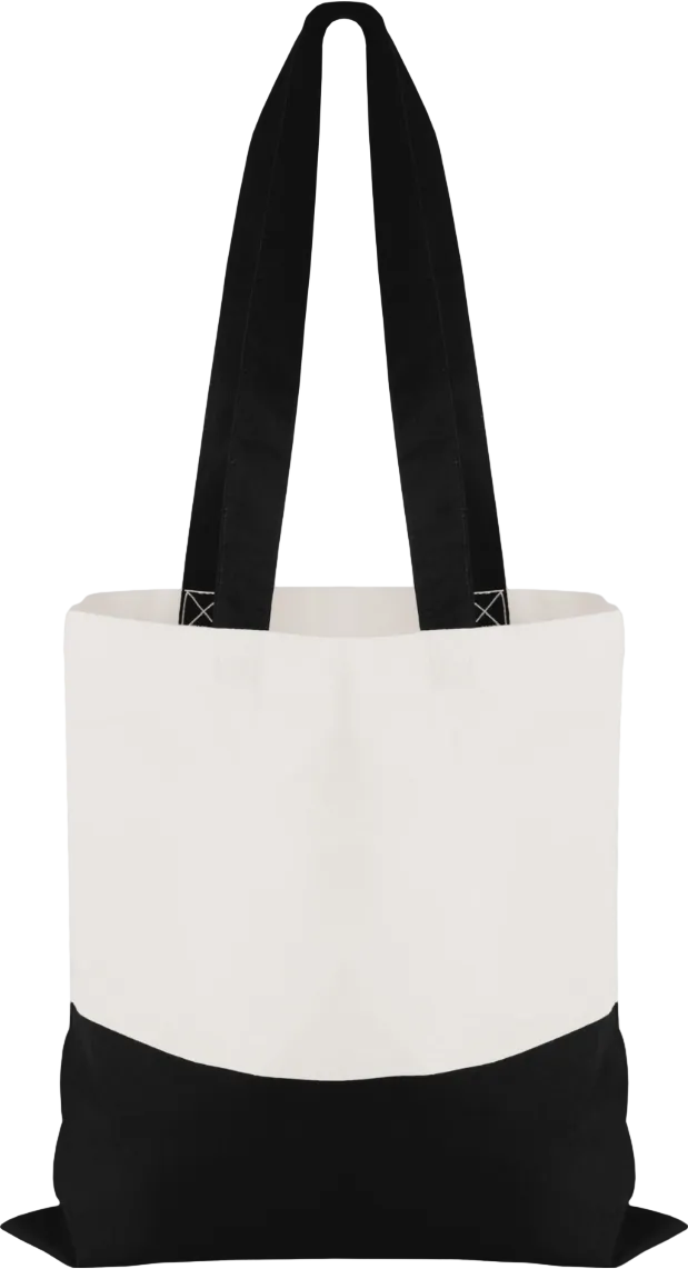 Good Value™ Cotton Colored Accent Flat Tote
