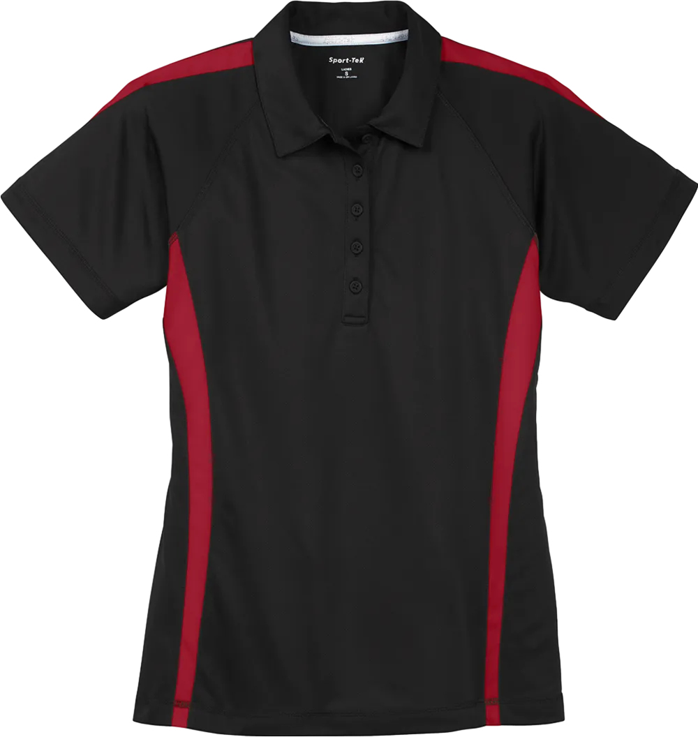 Sport-Tek Ladies PosiCharge® Micro-Mesh Colorblock Polo