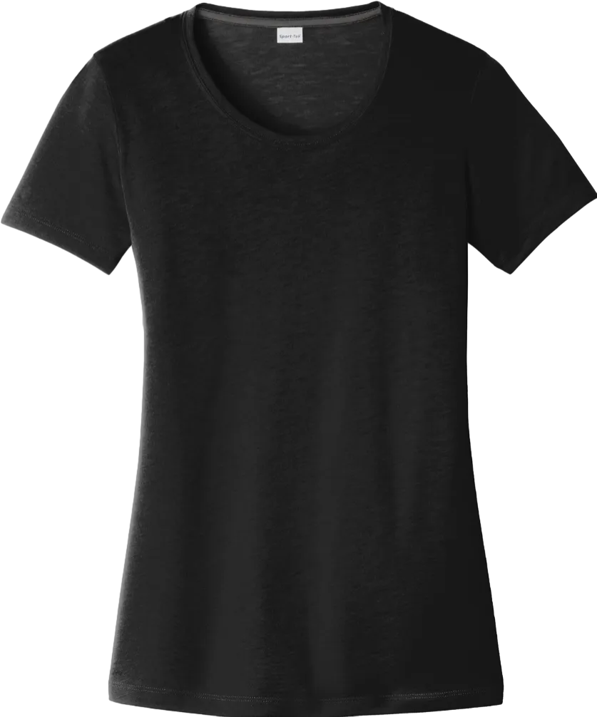 Ladies PosiCharge Competitor Cotton Touch Scoop Neck Tee