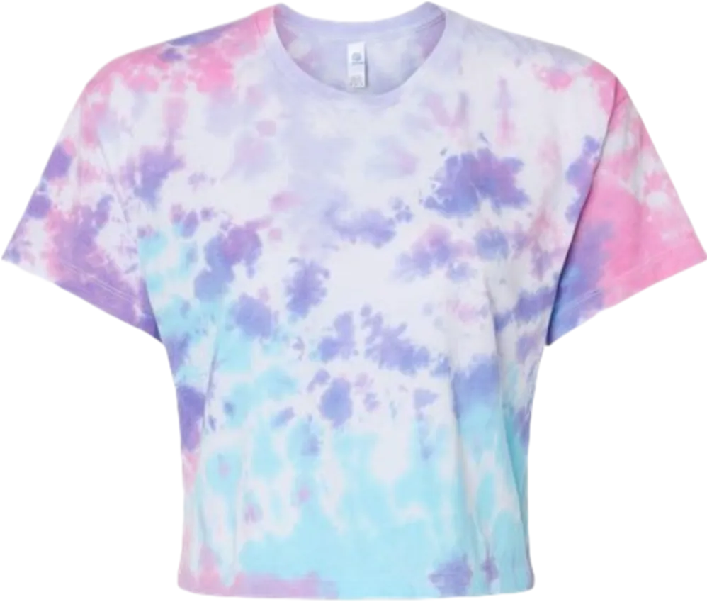 Women's Tie-Dyed Crop T-Shirt