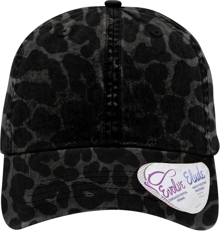 Women's Garment-Washed Fashion Print Cap