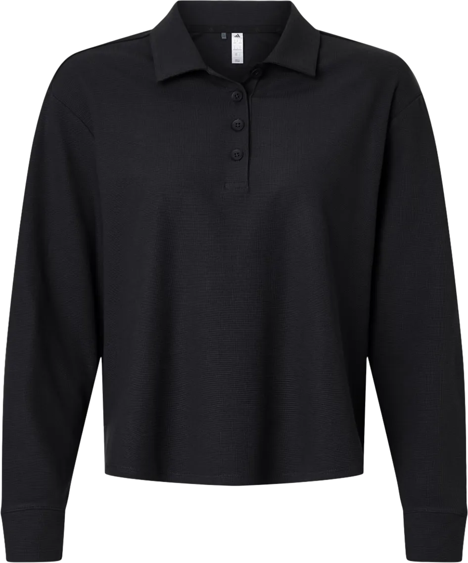 Adidas Women's Beyond Long Sleeve Loose Polo