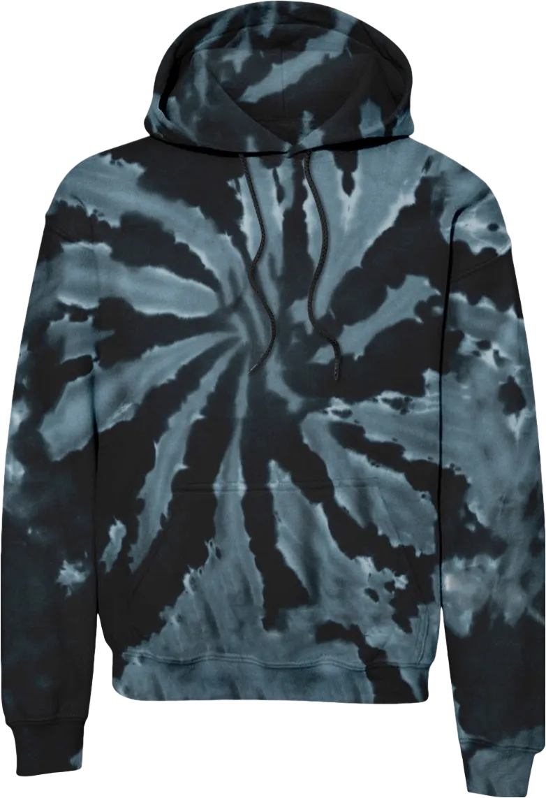 Tie-Dye Pullover Hooded Sweatshirt