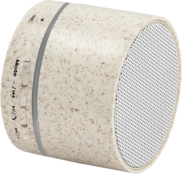 Round Eco-Friendly Portable Speaker