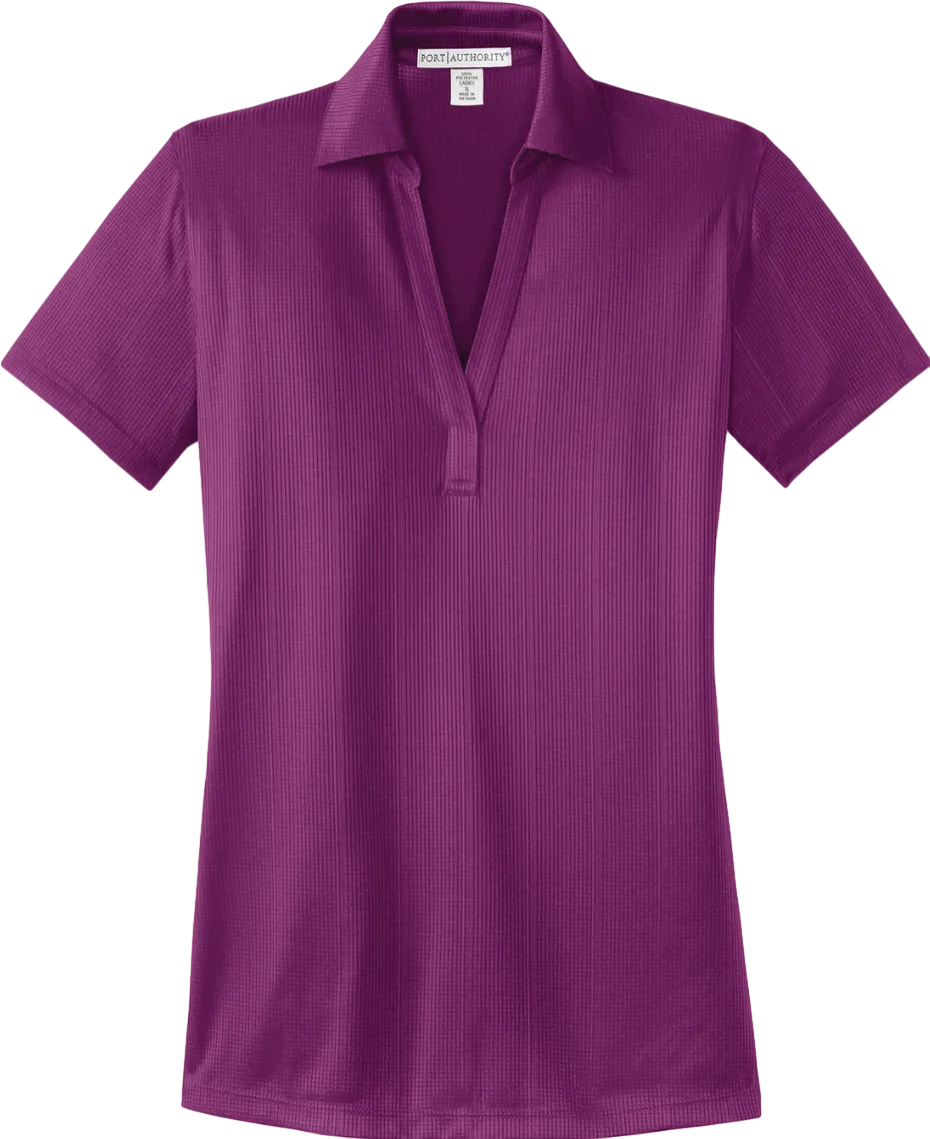 Ladies Performance Fine Jacquard Polo