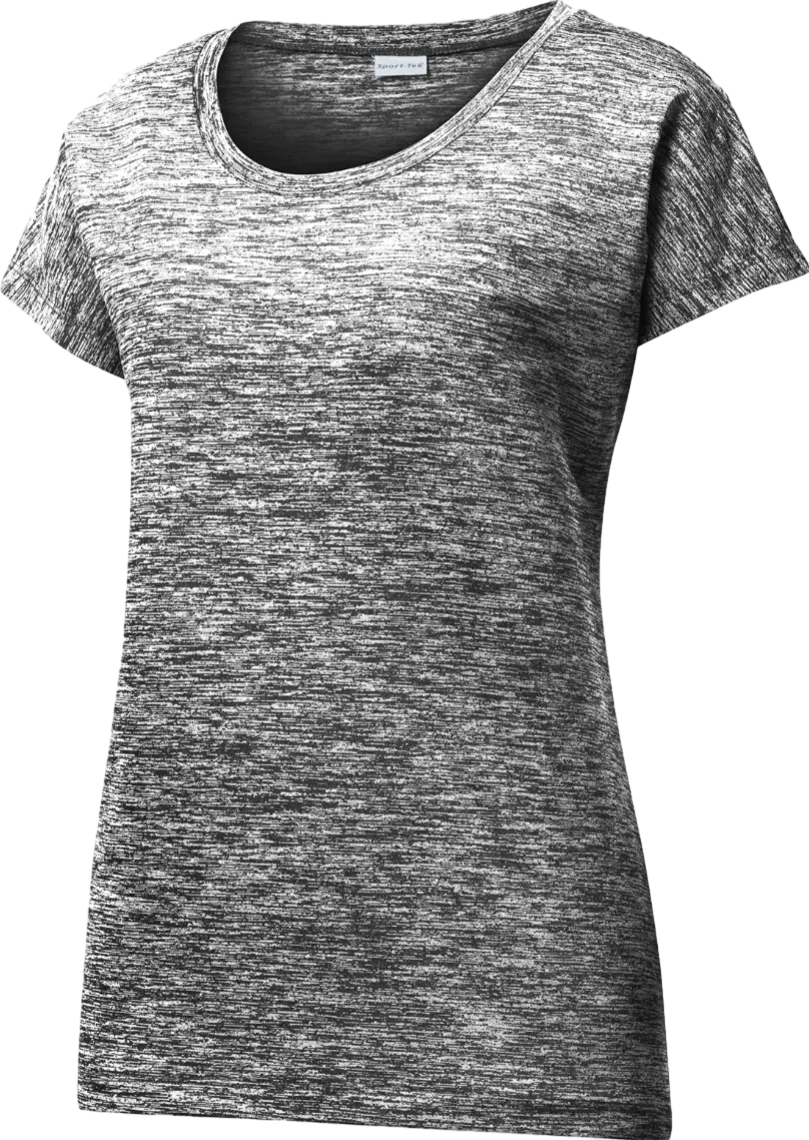 Ladies PosiCharge Electric Heather Sporty Tee