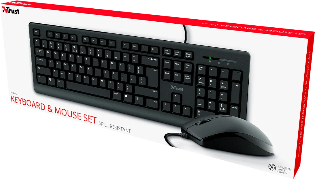 Trust Primo Keyboard and Mouse Set