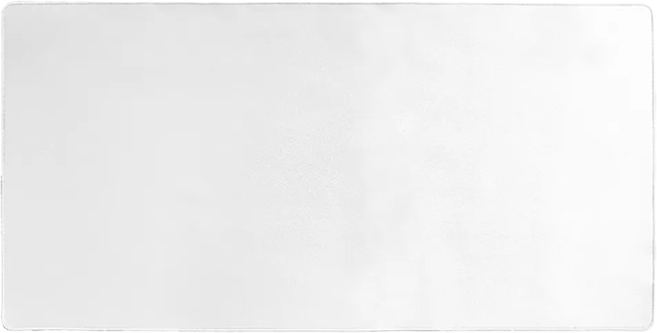 Desk Mat White Stitched XL 36" x 18"