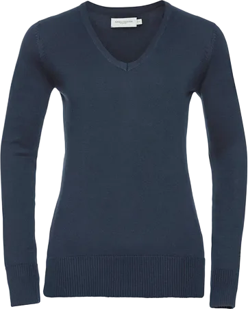 Women's V-neck Knitted Sweater