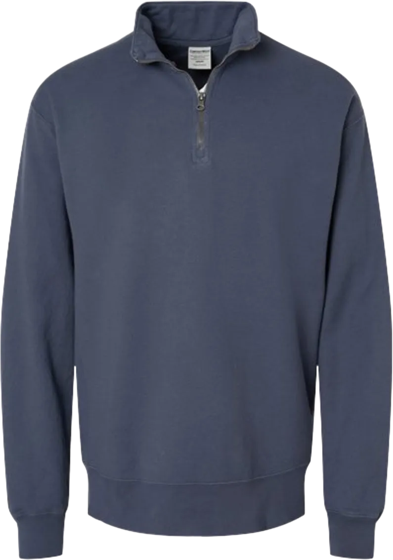 Garment-Dyed 1/4-Zip Sweatshirt