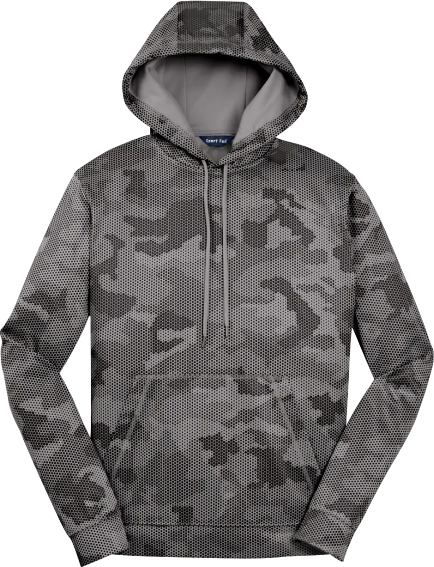 Sport-Wick CamoHex Fleece Hooded Pullover