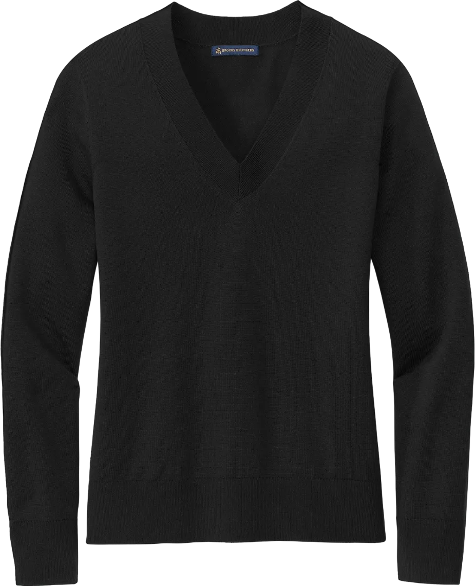 Women's Cotton Stretch V-Neck Sweater
