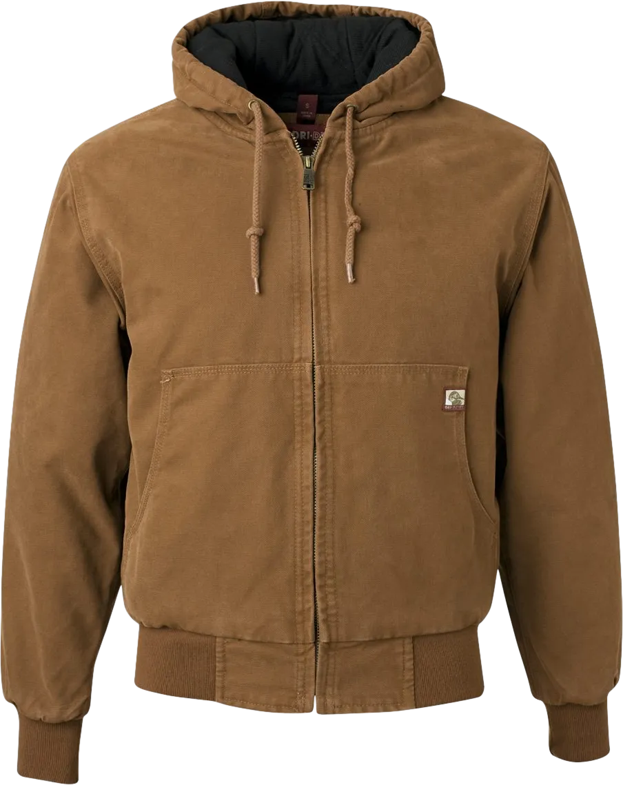 Cheyenne Boulder Cloth Hooded Jacket with Tricot Quilt Lining