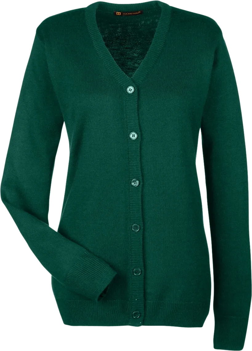 Ladies Pilbloc V-Neck Button Cardigan Sweater