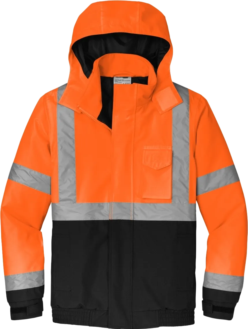 ANSI 107 Class 3 Economy Waterproof Insulated Bomber Jacket