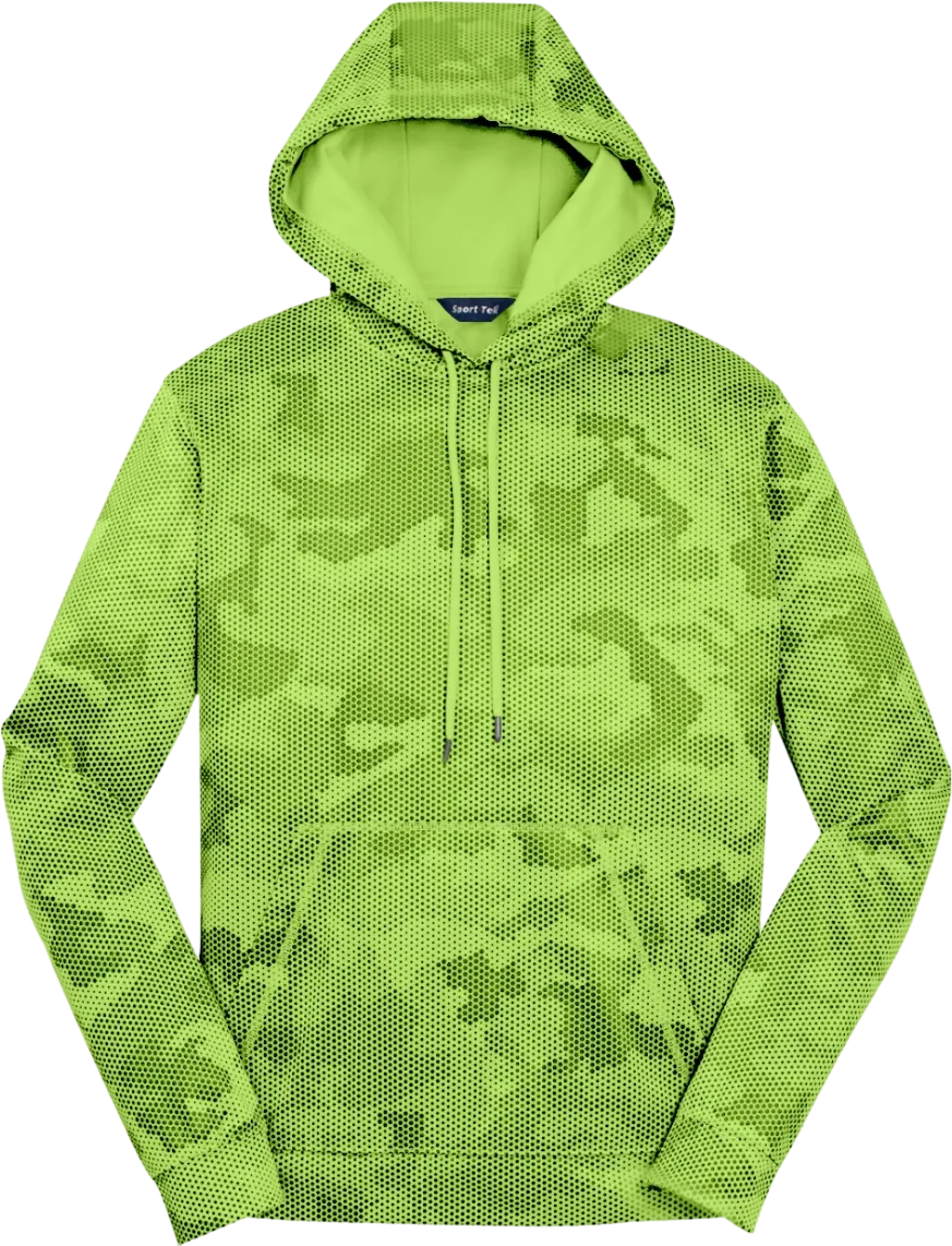 Sport-Wick CamoHex Fleece Hooded Pullover