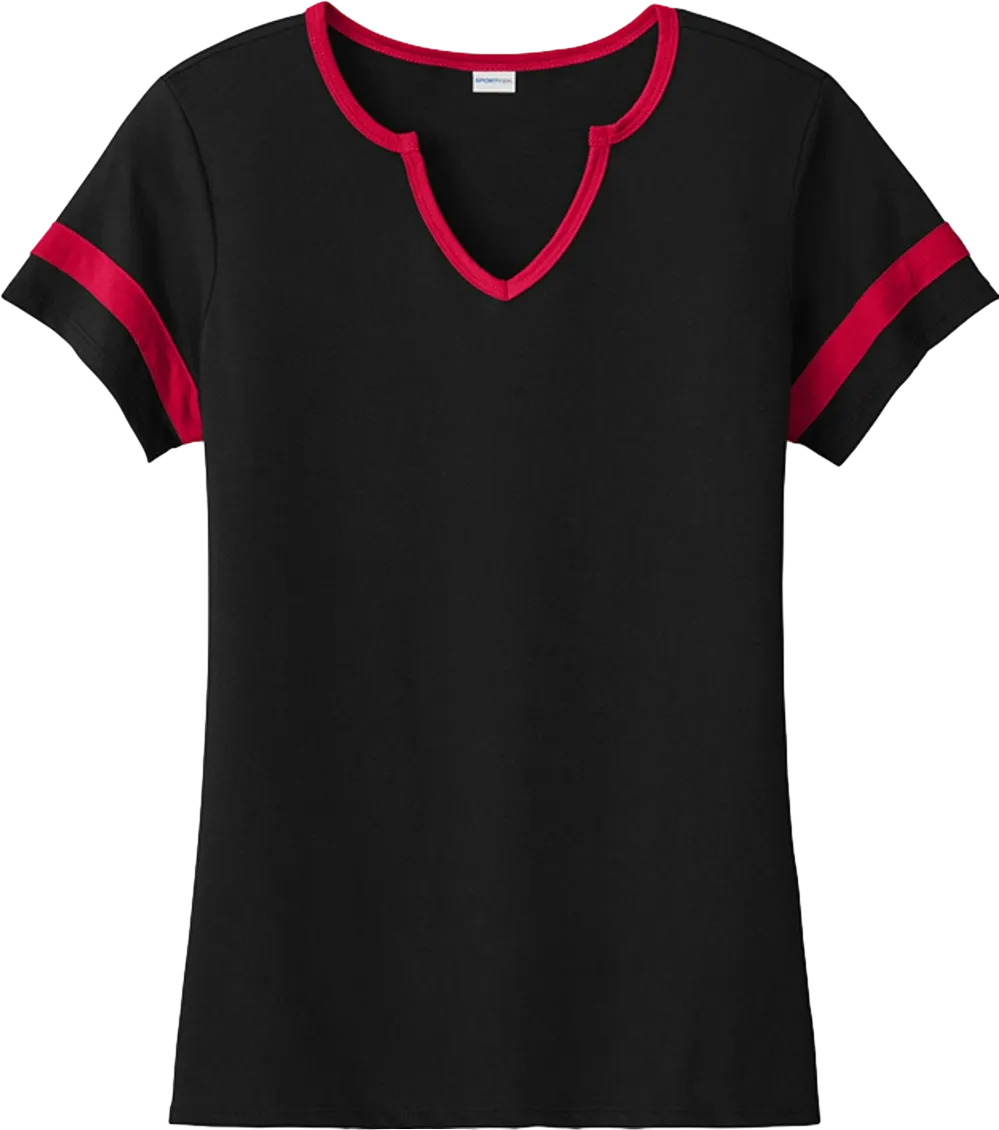 Ladies Halftime Notch Neck Tee